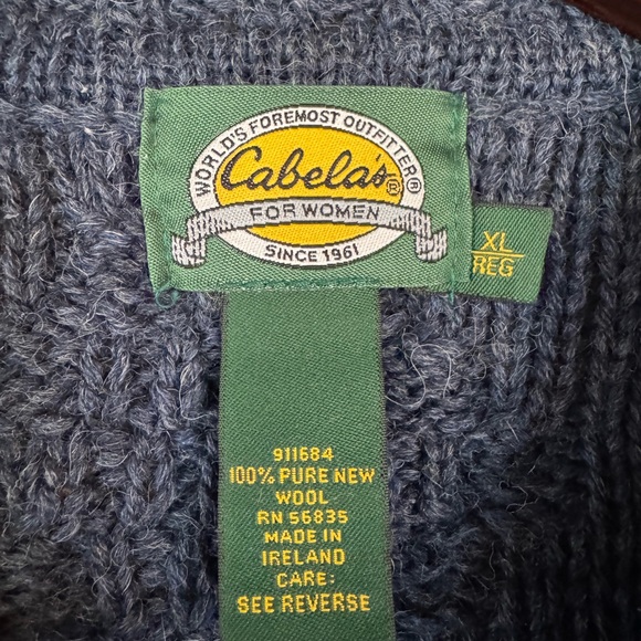 Cabela's Blue Crewneck Sweater - Picture 4 of 5
